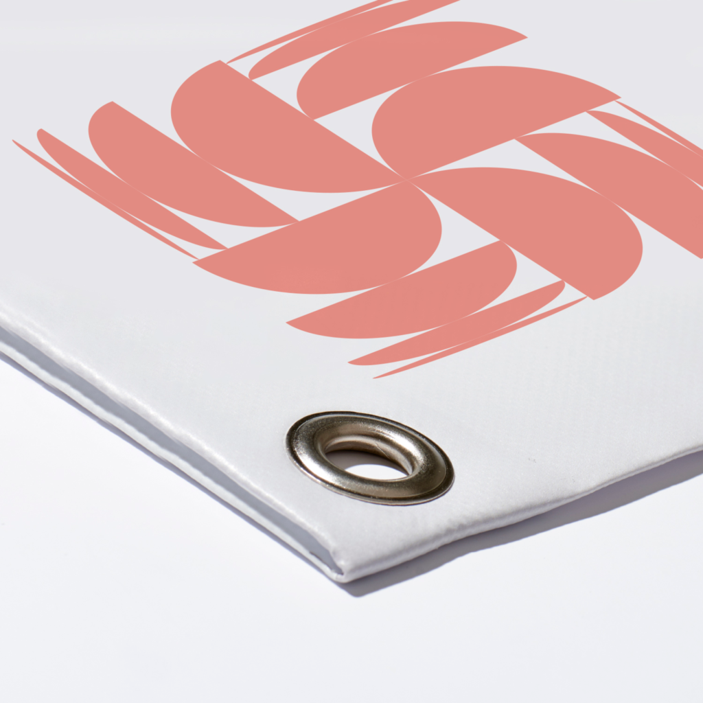 Spandoek frontlit 510 gr met full-colour bedrukking voor binnen- en buitenreclame
