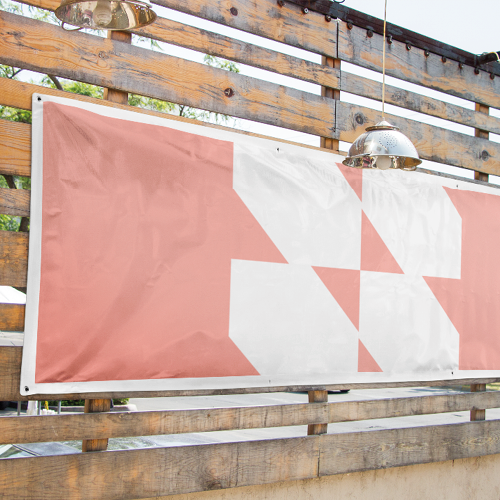 Reclamebanner op PVC frontlit